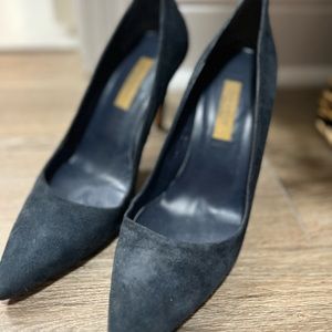 Dee Keller Blue Suede Pumps